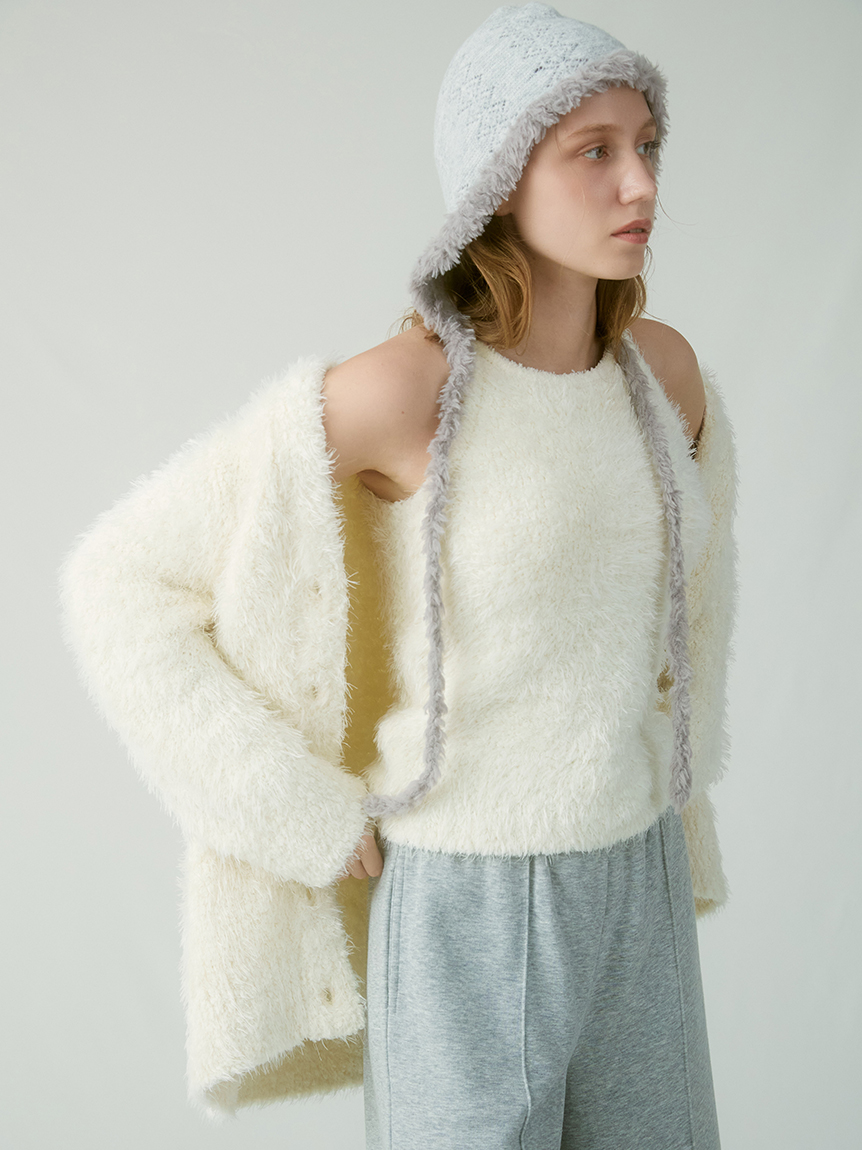 シャギーアメスリニット(ニットプルオーバー)｜スナイデルホーム