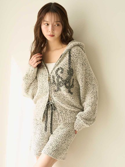 スナイデル　パーカー SNIDEL（スナイデル） ジップアップパーカー ONE SIZE シルバー