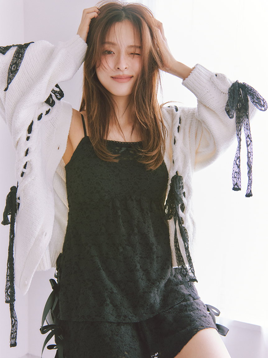 リボンカーディガン(カーデ＆ガウン)｜スナイデルホーム｜SNIDEL