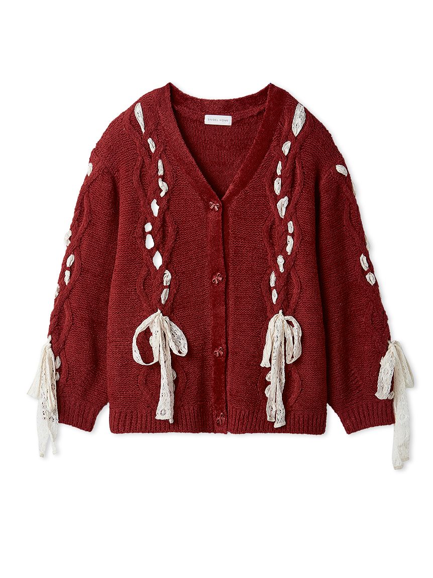 リボンカーディガン(カーデ＆ガウン)｜スナイデルホーム｜SNIDEL