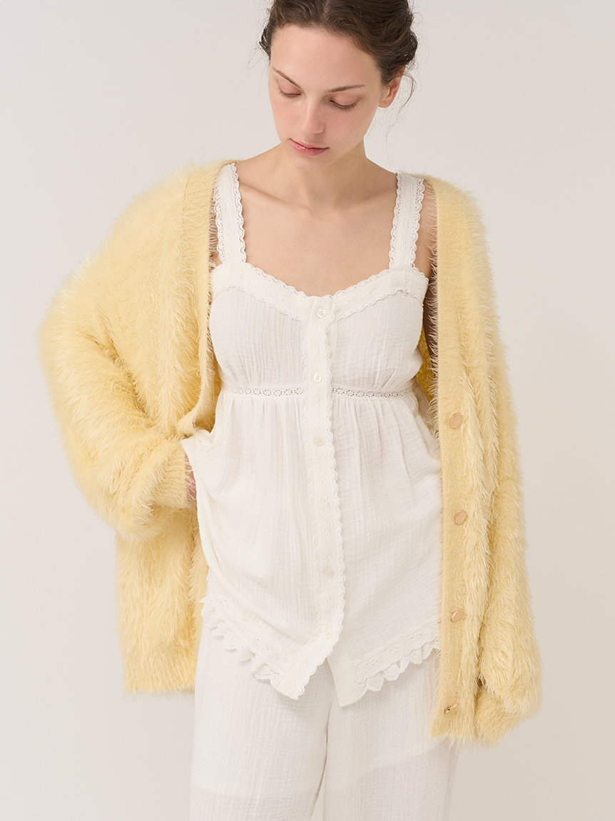 シャギーニットカーディガン(カーデ＆ガウン)｜スナイデルホーム