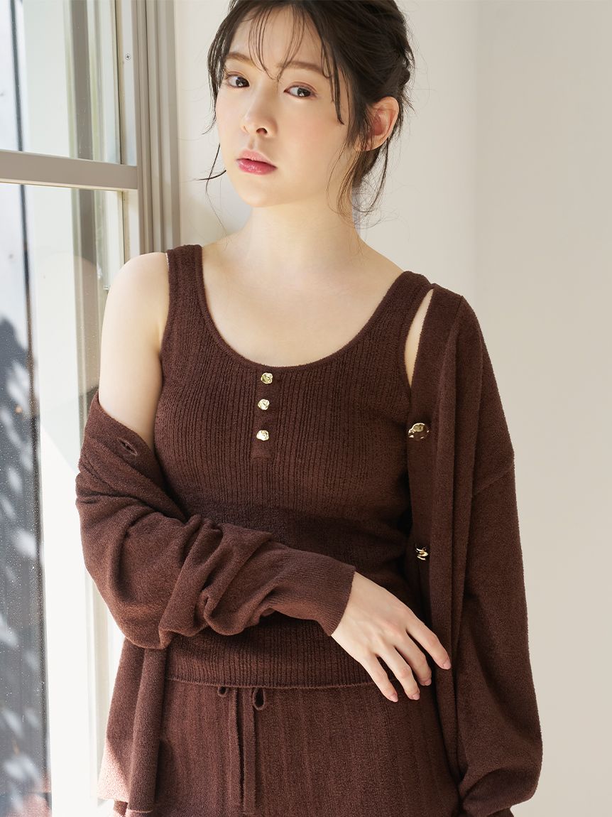 snidel スナイデル　スパンコールタンクトップ SNIDEL（スナイデル）の「スパンコールタンクトップ（シャツ/ブラウス