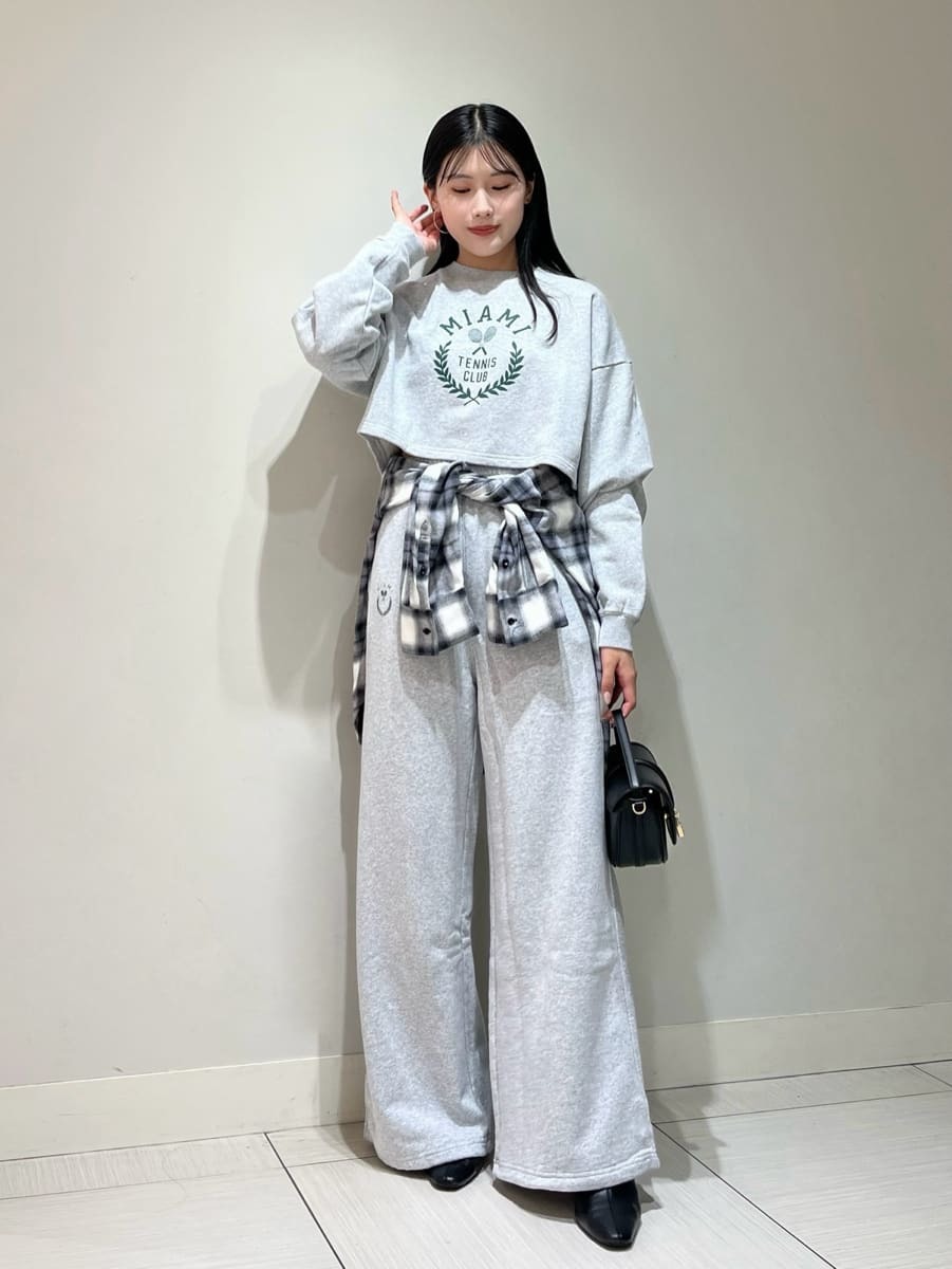 [スナイデル] NUTMEGコラボスウェットパンツ SWCP254198 レデ. NUTMEG】コラボスウェットパンツ(ロングパンツ)｜パンツ｜SNIDEL