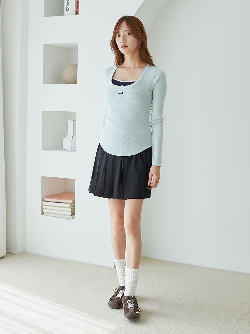 SNIDEL×PUMA】プリーツミニスカショーパン(ショートパンツ)｜パンツ