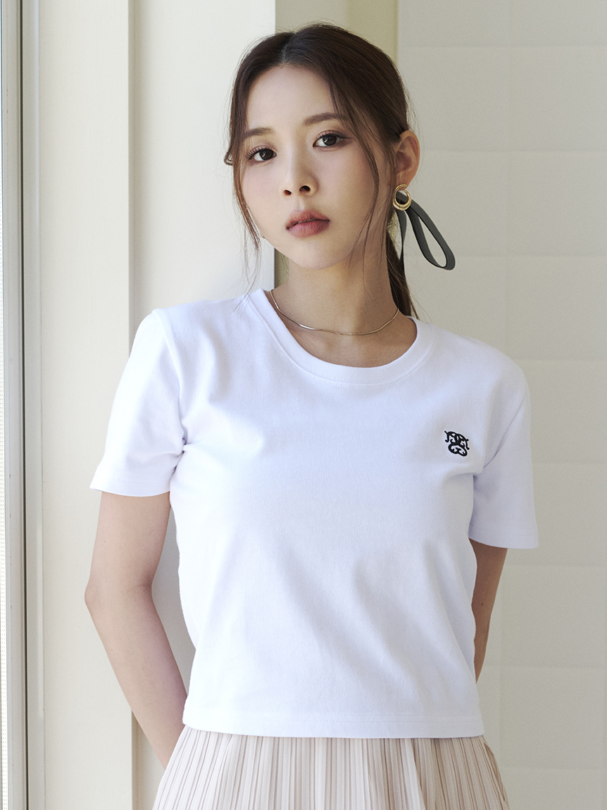 【SNIDEL|NEW ERA®】コンパクトTシャツ(WHT-F)