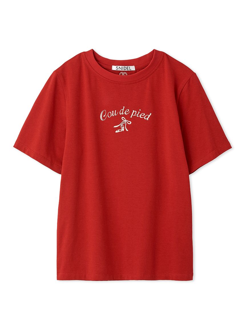 ロゴTシャツ(RED-F)