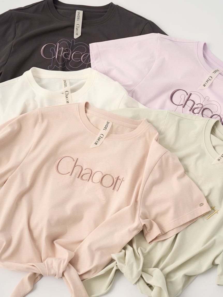 【Chacott】SustainableロゴTシャツ
