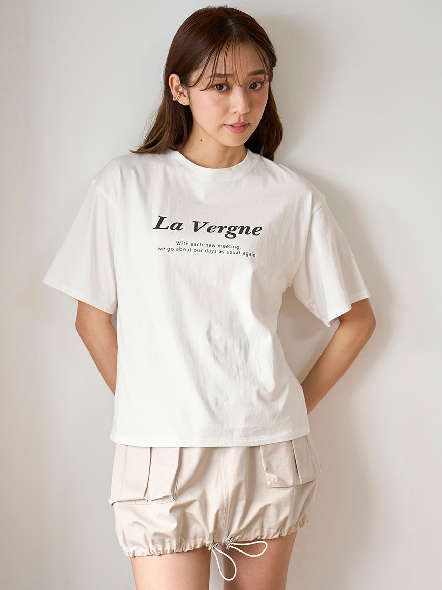 プリントロゴT(Tシャツ・カットソー)｜トップス｜SNIDEL