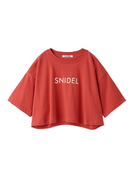 SNIDELロゴTシャツ(RED-F)