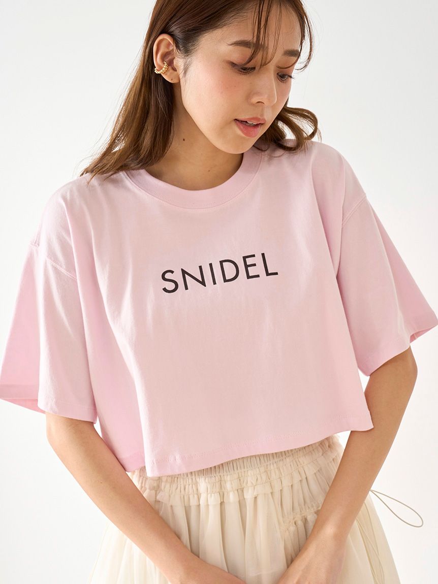 SNIDELロゴTシャツ(PNK-F)