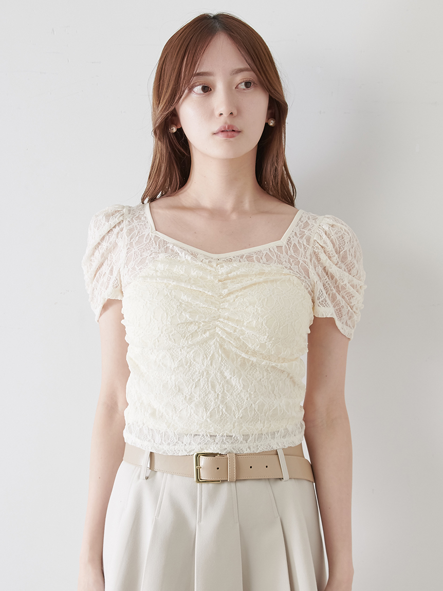 レースカットソー(Tシャツ・カットソー)｜トップス｜SNIDEL