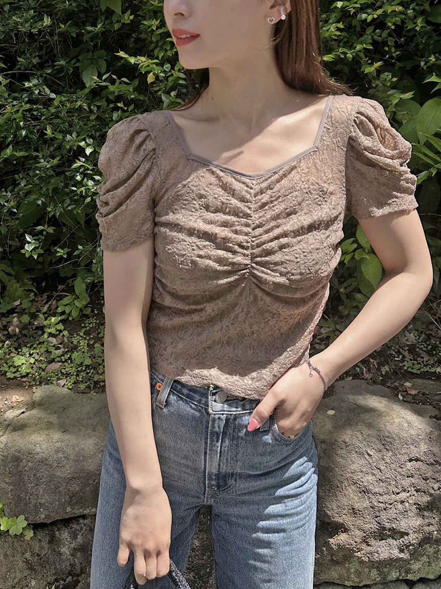 レースカットソー(Tシャツ・カットソー)｜トップス｜SNIDEL