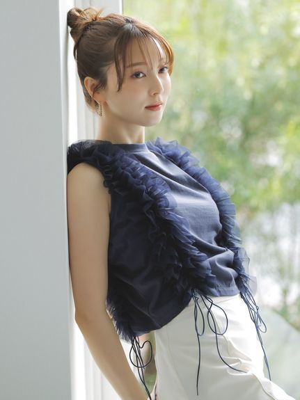 ペプラムカットソー(Tシャツ・カットソー)｜トップス｜SNIDEL