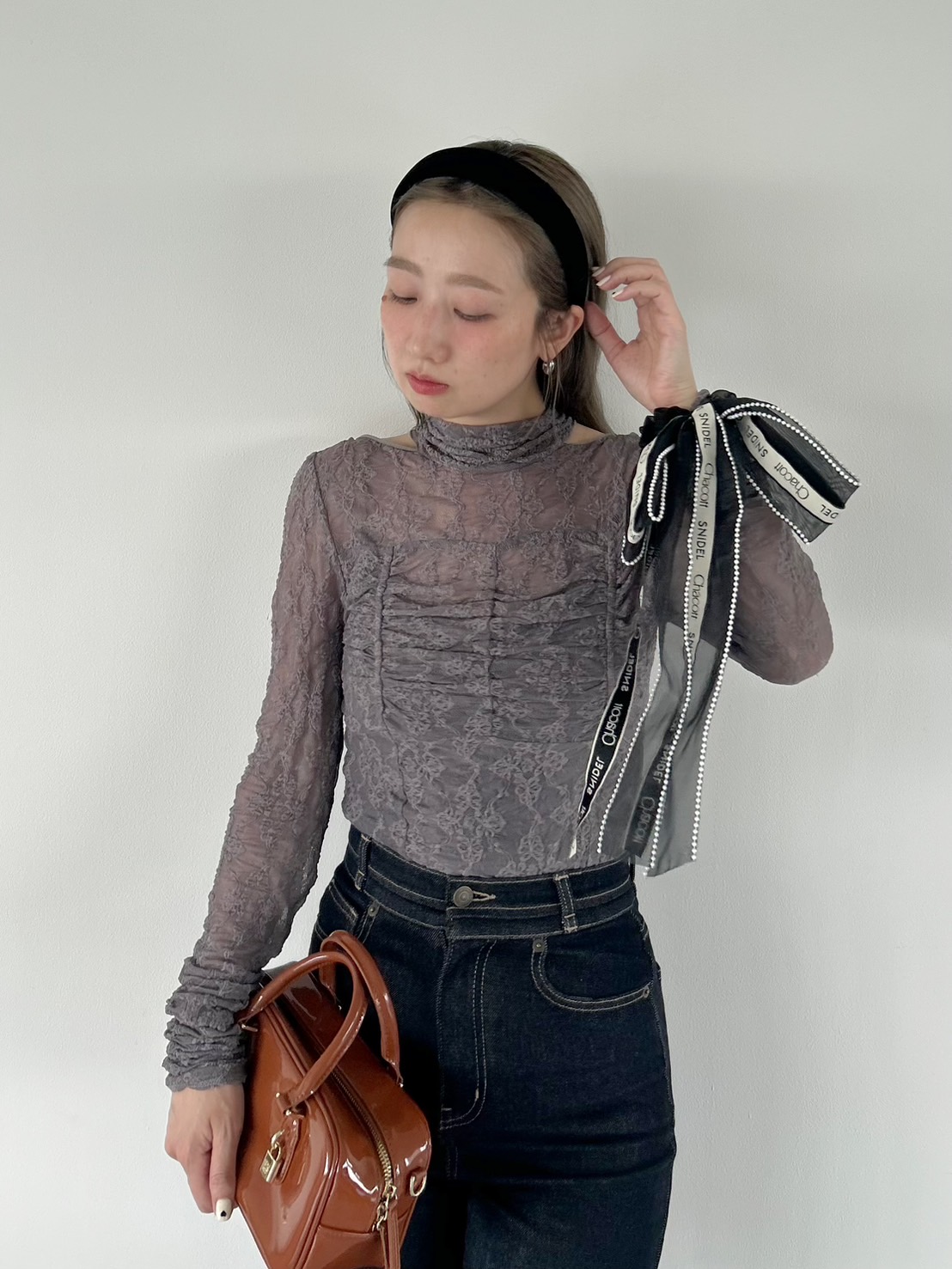 Chacott】レースシアーTOPS(カットソー)｜トップス｜SNIDEL