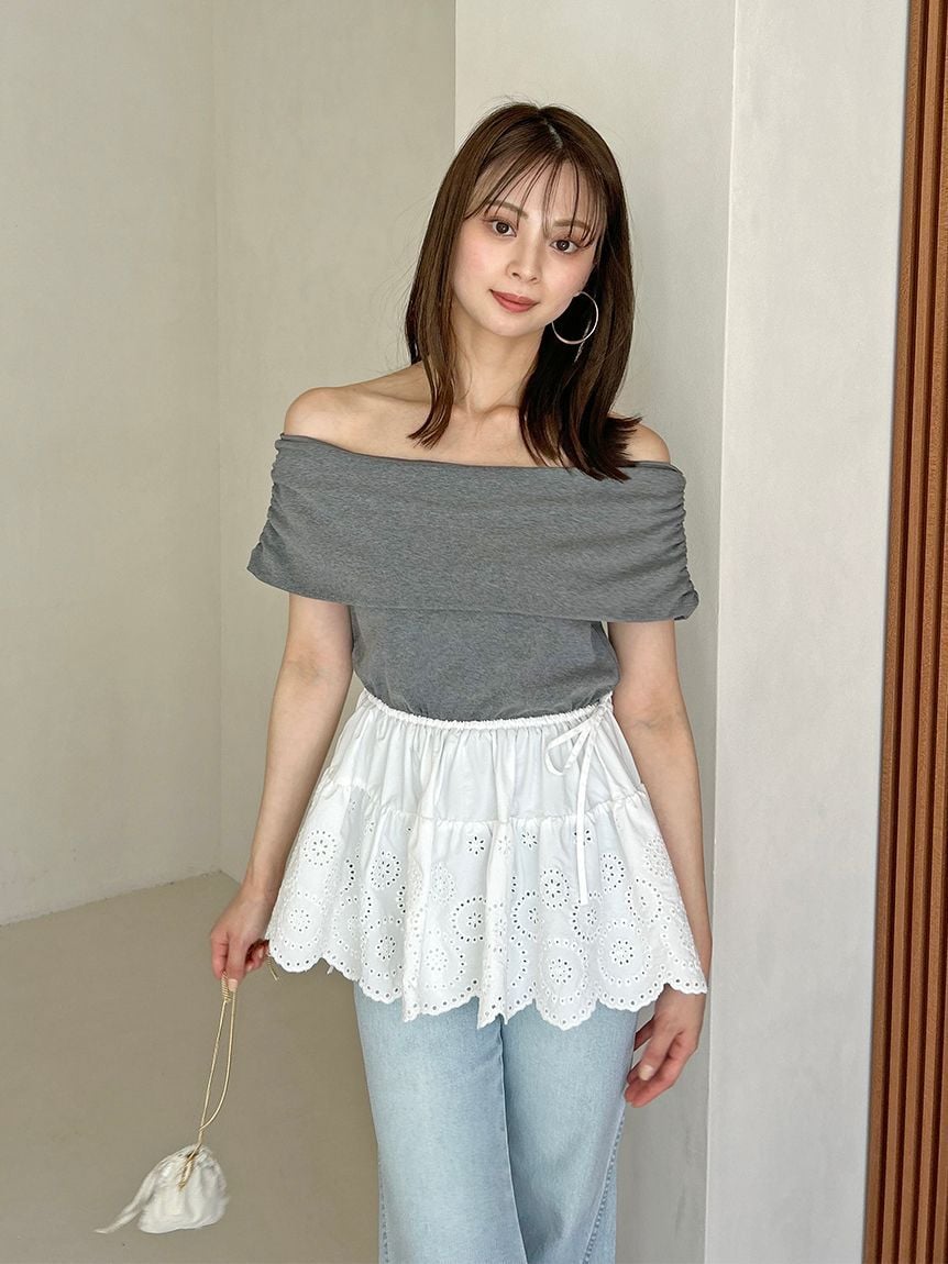 スナイデル♡フリル切り替えニット♡IVR♡新品未使用♡店舗限定