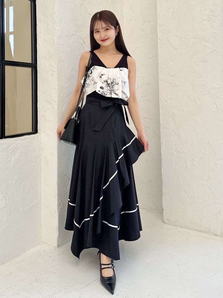 リボンディテールカットプルオーバー(Tシャツ・カットソー)｜トップス