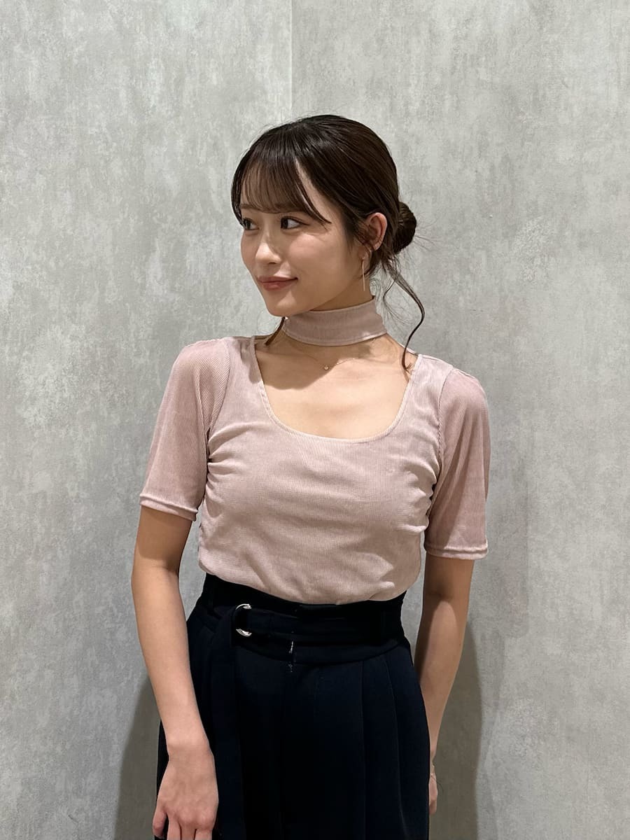 フロッキーチュールカットプルオーバー(Tシャツ・カットソー