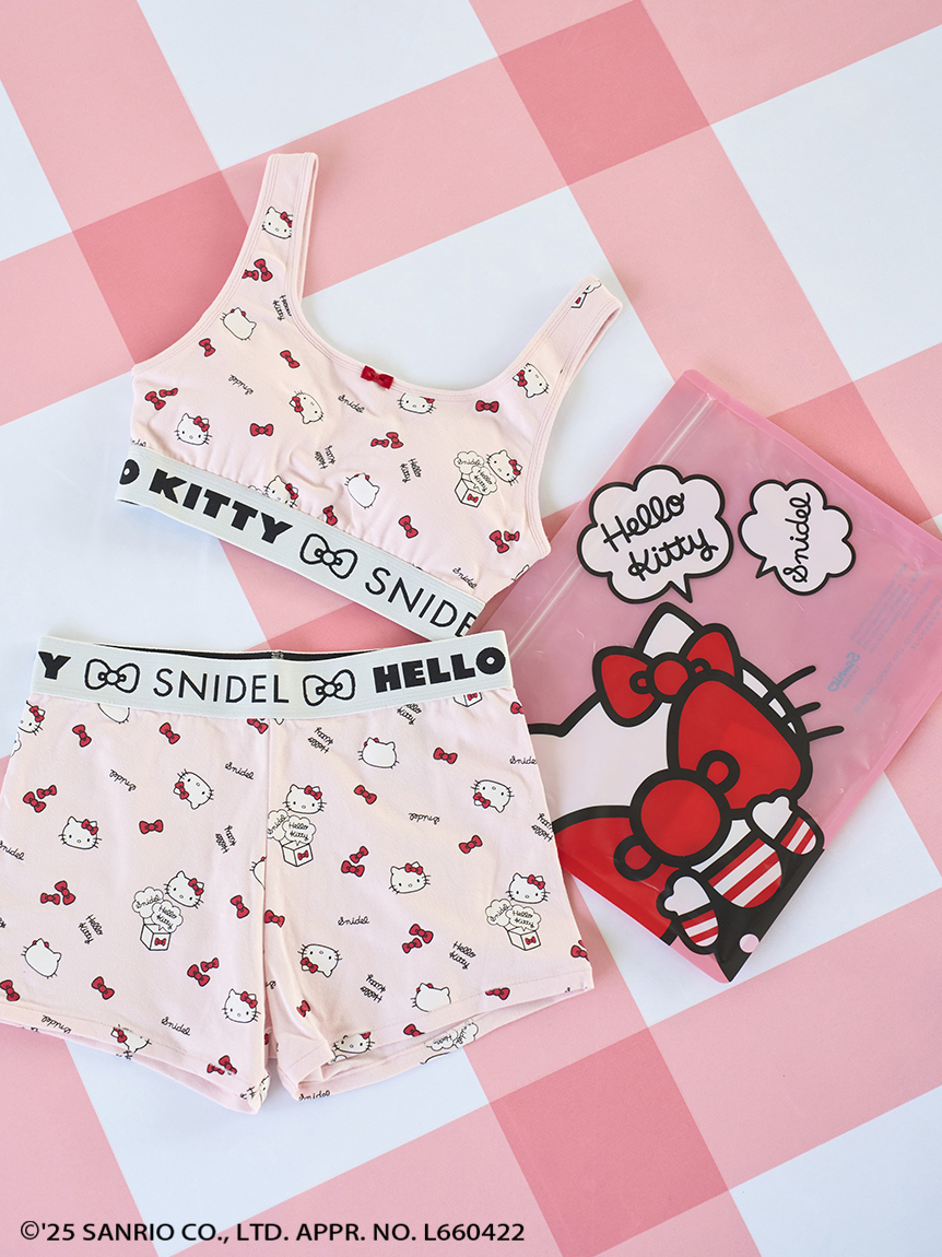 【HELLO KITTY】スウェットプルオーバー　スナイデルホーム　ピンク HELLO KITTY】スウェットプルオーバー(カットソー＆Tシャツ