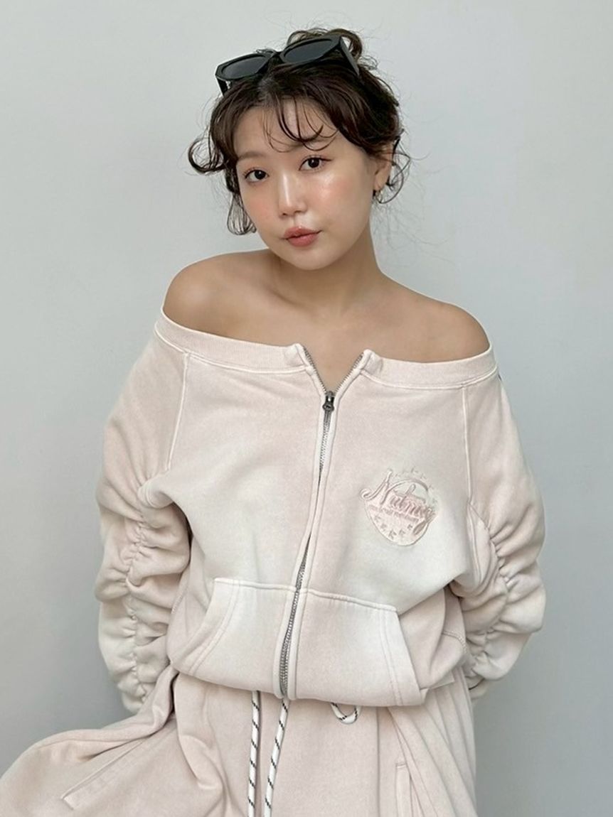 SNIDEL♡スナイデル　チュールレイヤードスウェット SNIDEL（スナイデル）の「チュールレイヤードスウェット（スウェット