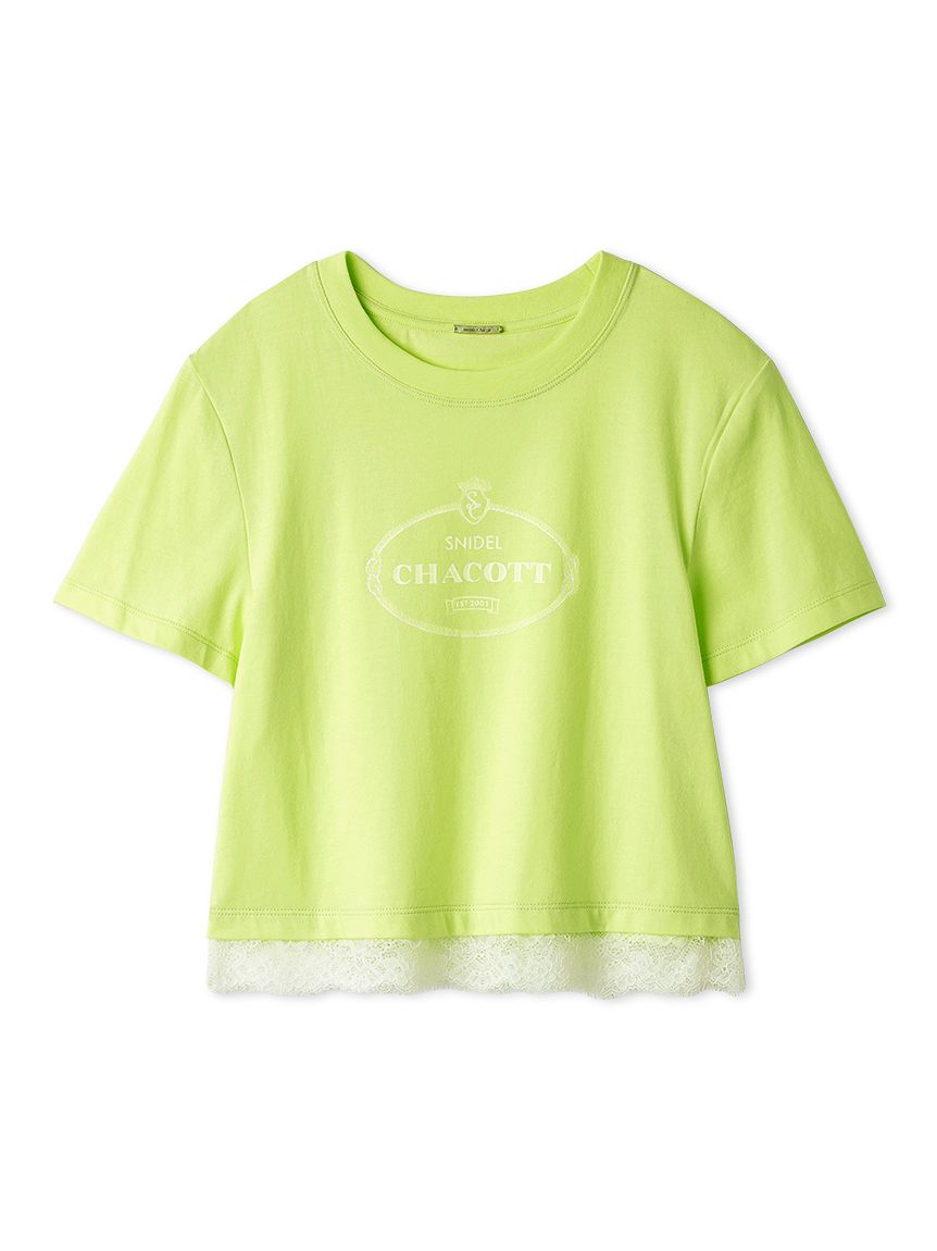 完売色♥️新作新品✨SNIDEL 【Chacott】コラボレーストリムTシャツ Chacott】コラボレーストリムTシャツ(Tシャツ・カットソー)｜トップス