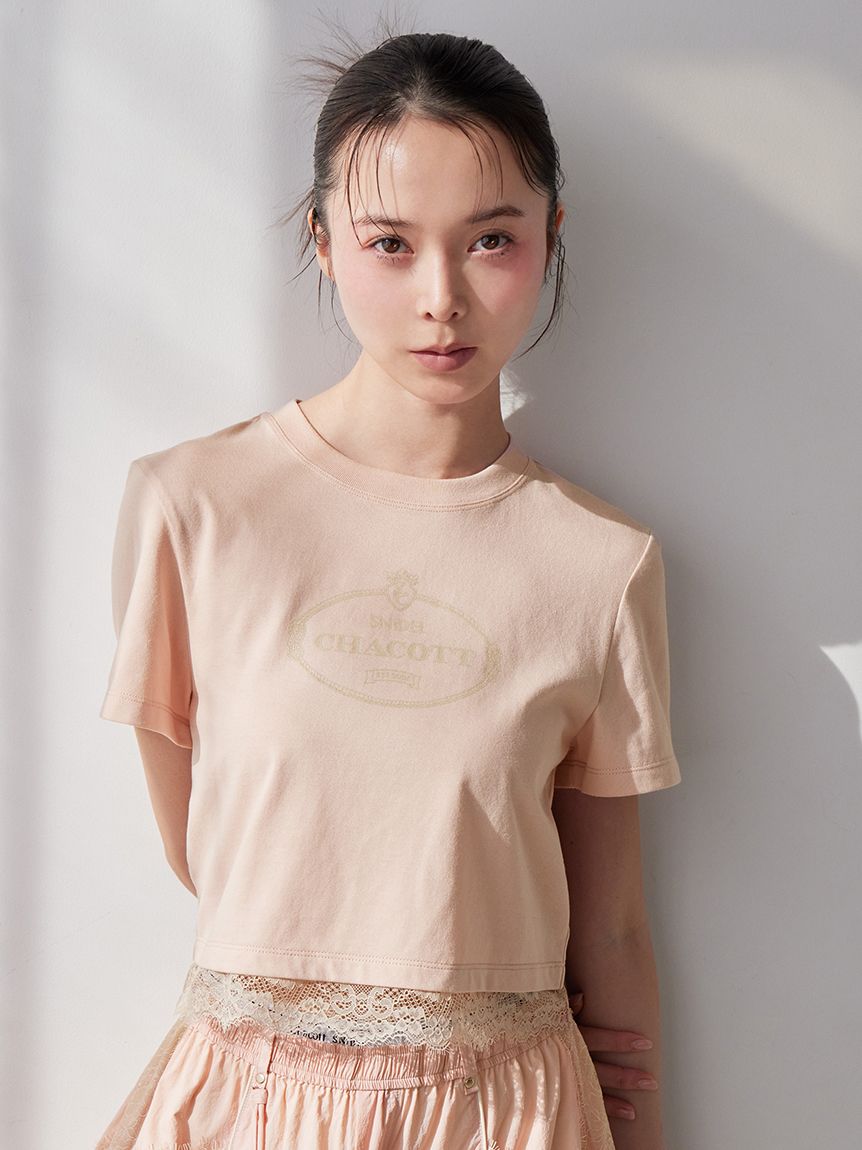 完売色♥️新作新品✨SNIDEL 【Chacott】コラボレーストリムTシャツ Chacott】コラボレーストリムTシャツ(Tシャツ・カットソー)｜トップス