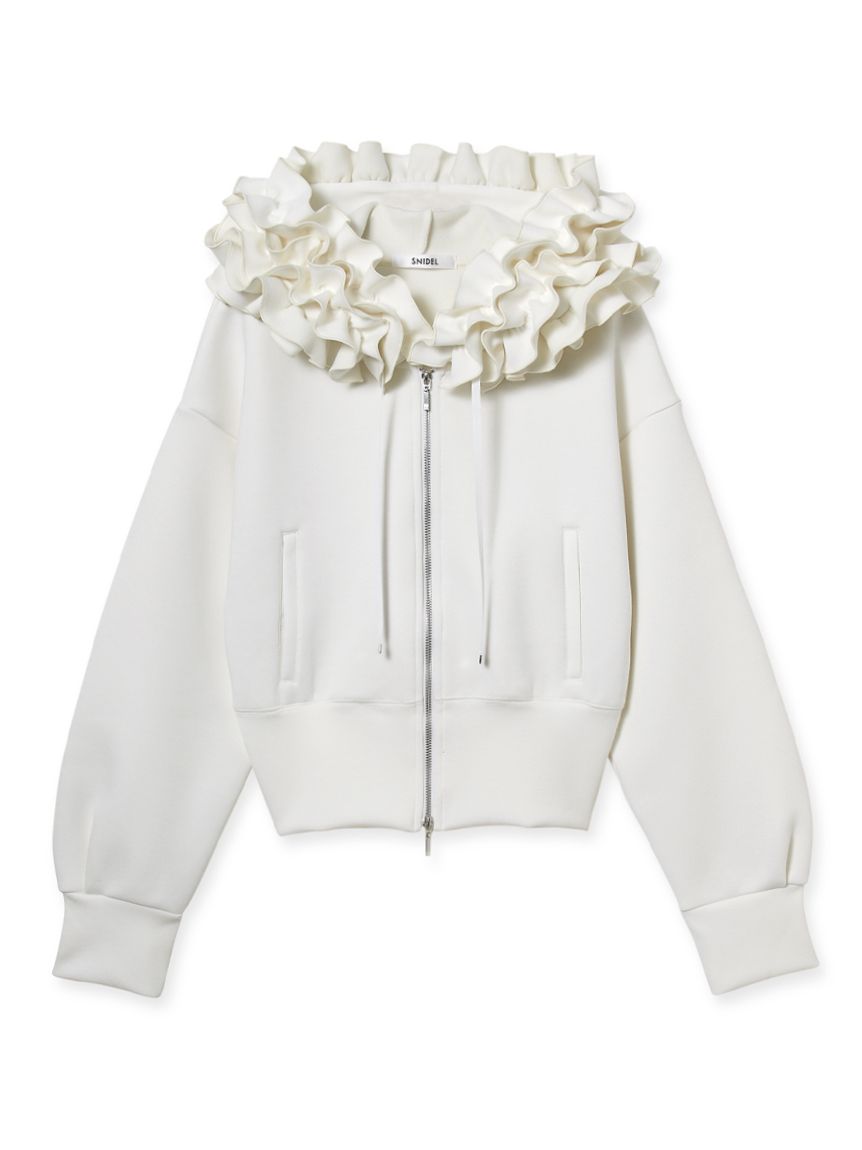 フリルショートジップパーカー(パーカー)｜トップス｜SNIDEL