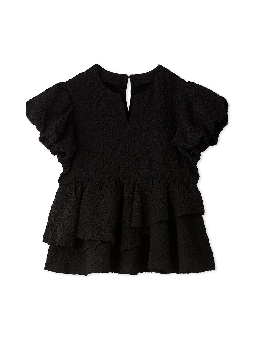 SNIDEL テクスチャージャガードペプラムカットソー テクスチャージャガードペプラムカットソー(Tシャツ・カットソー