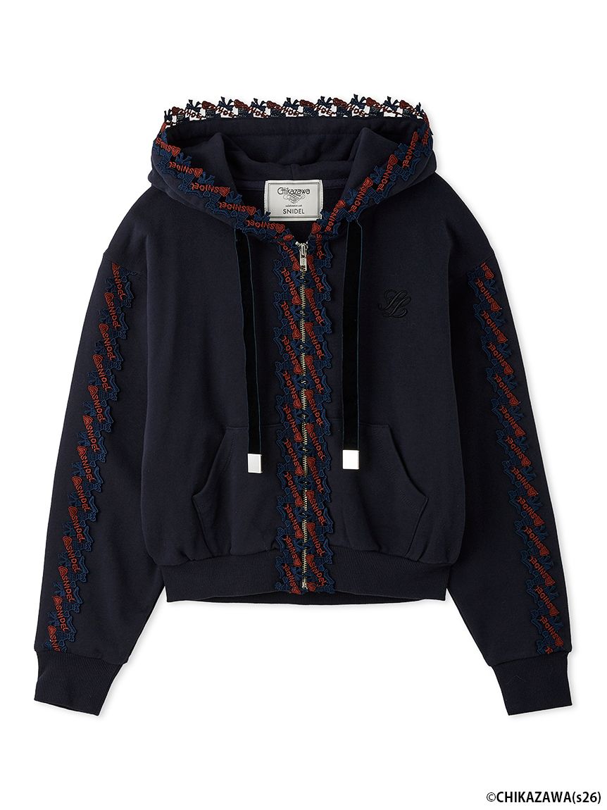 SNIDEL×近沢レース店】コラボスウェットパーカー(パーカー・スウェット