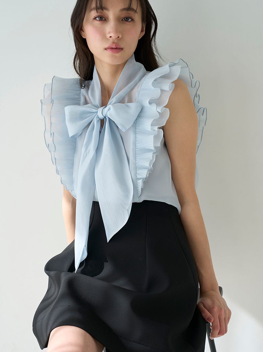 ノースリボウタイブラウス(シャツ・ブラウス)｜トップス｜SNIDEL