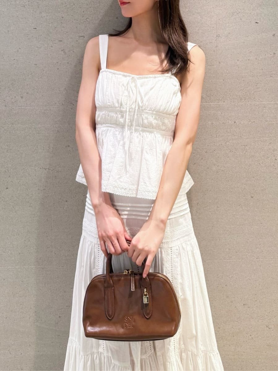 完売色♥️新作新品✨ SNIDEL スナイデル コットンキャミブラウス コットンキャミブラウス(シャツ・ブラウス)｜トップス｜SNIDEL