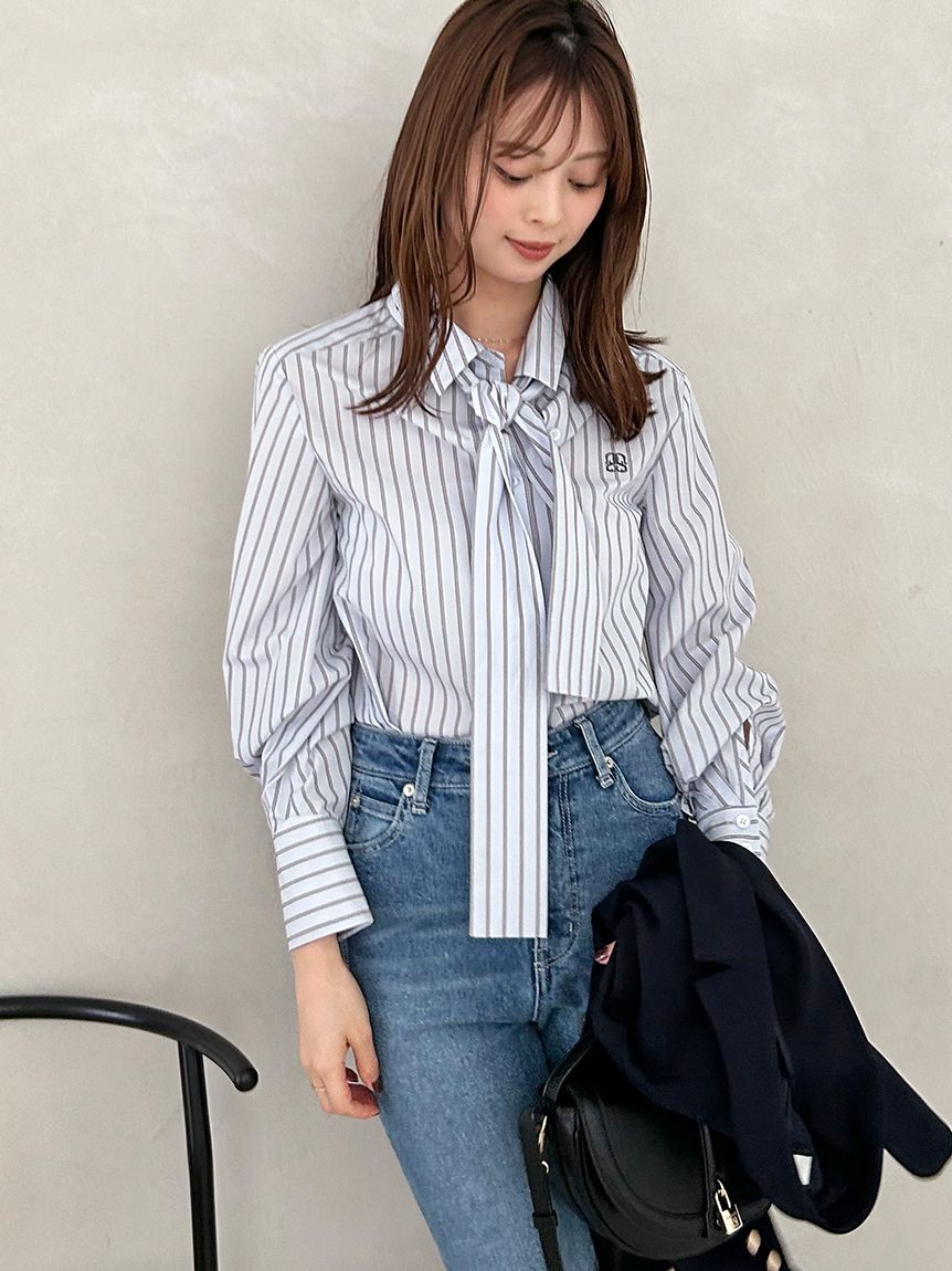 ボウタイシャツ(シャツ・ブラウス)｜トップス｜SNIDEL(スナイデル)の