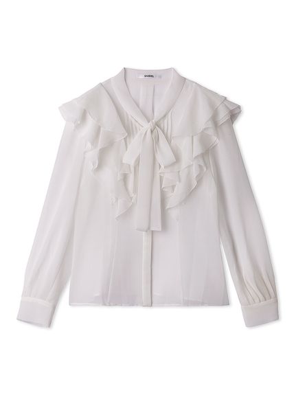 SNIDEL フリルボウタイブラウス フリルボウタイブラウス（シャツ/ブラウス）｜SNIDEL