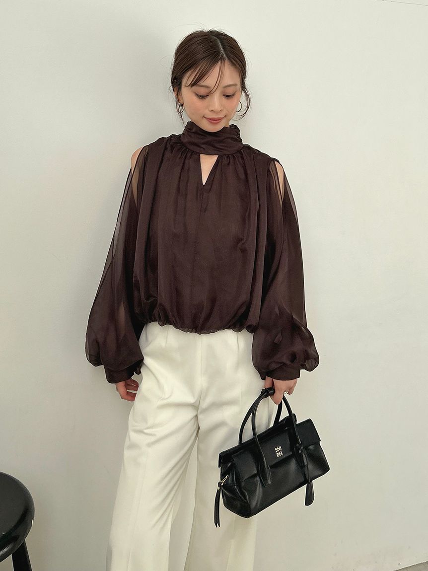 スリットスリーブブラウス(シャツ・ブラウス)｜トップス｜SNIDEL