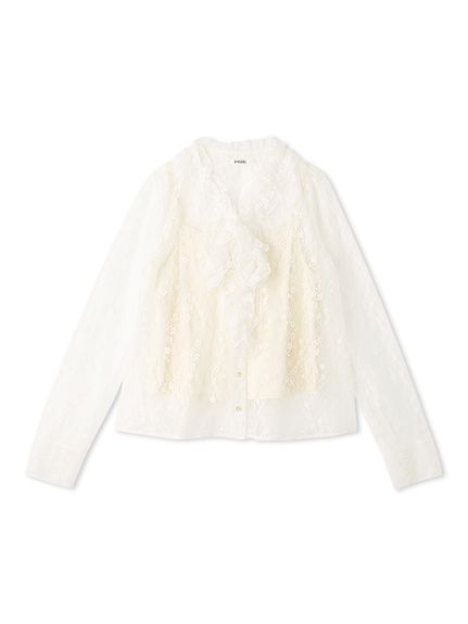 テープボウタイブラウス WHT スナイデル SNIDEL（スナイデル）の「テープボウタイブラウス（シャツ/ブラウス