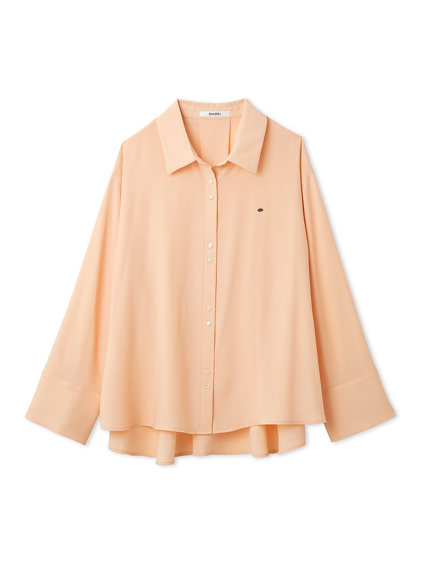 バックサテンシャツ(シャツ・ブラウス)｜トップス｜SNIDEL(スナイデル