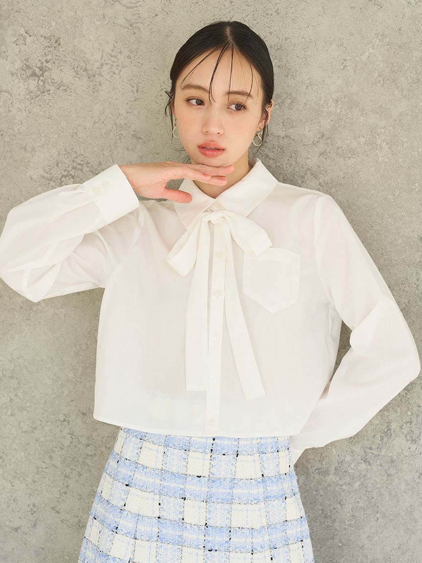 バリエクロップドシャツ(シャツ・ブラウス)｜トップス｜SNIDEL