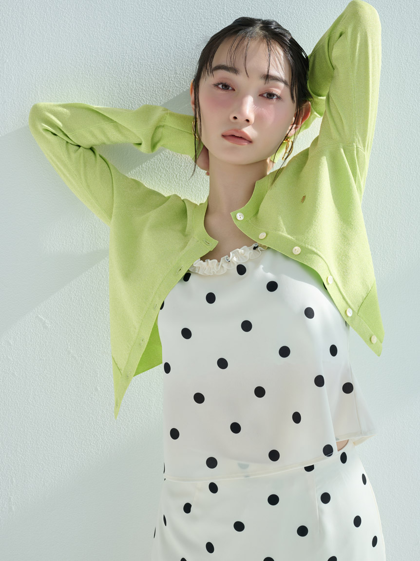 フリルトリムキャミソール(ビスチェ)｜トップス｜SNIDEL(スナイデル)の