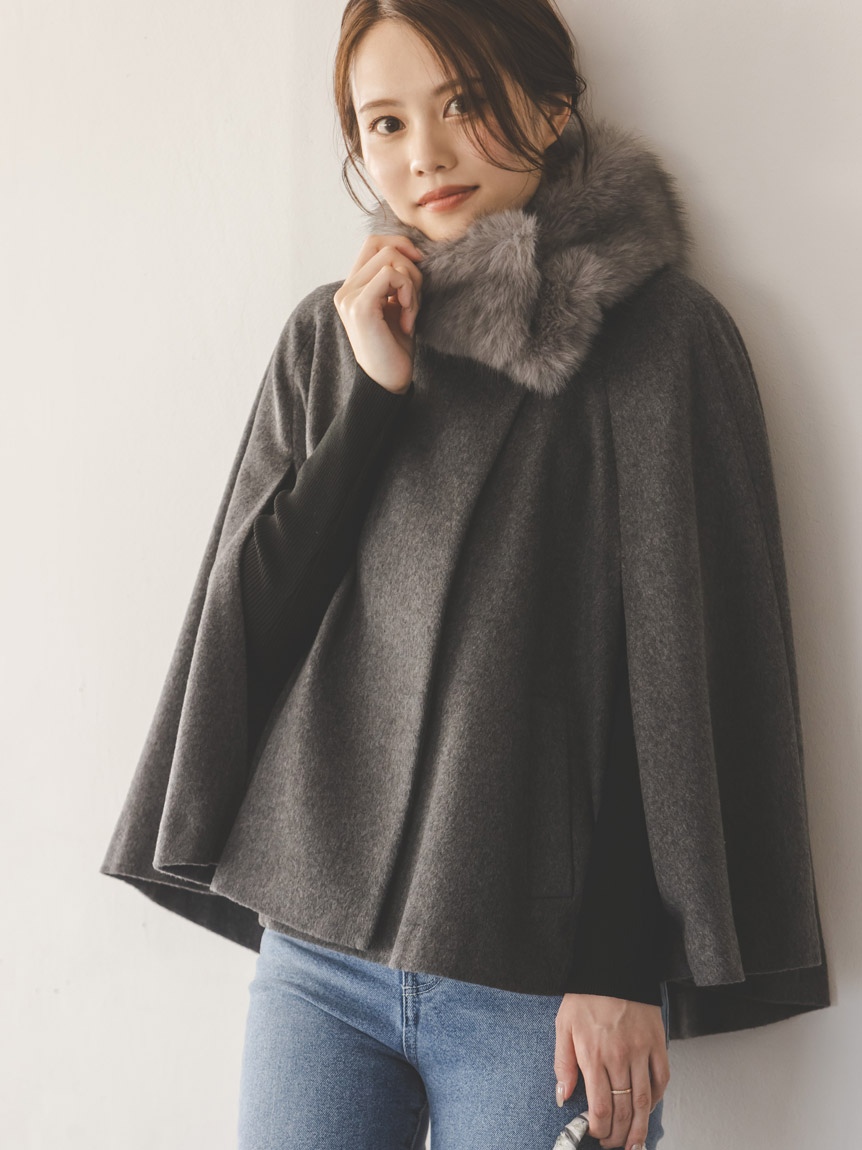 スナイデル SNIDEL ケープコート アウター トレンチ ショートケープコート(コート)｜アウター｜SNIDEL(スナイデル)の