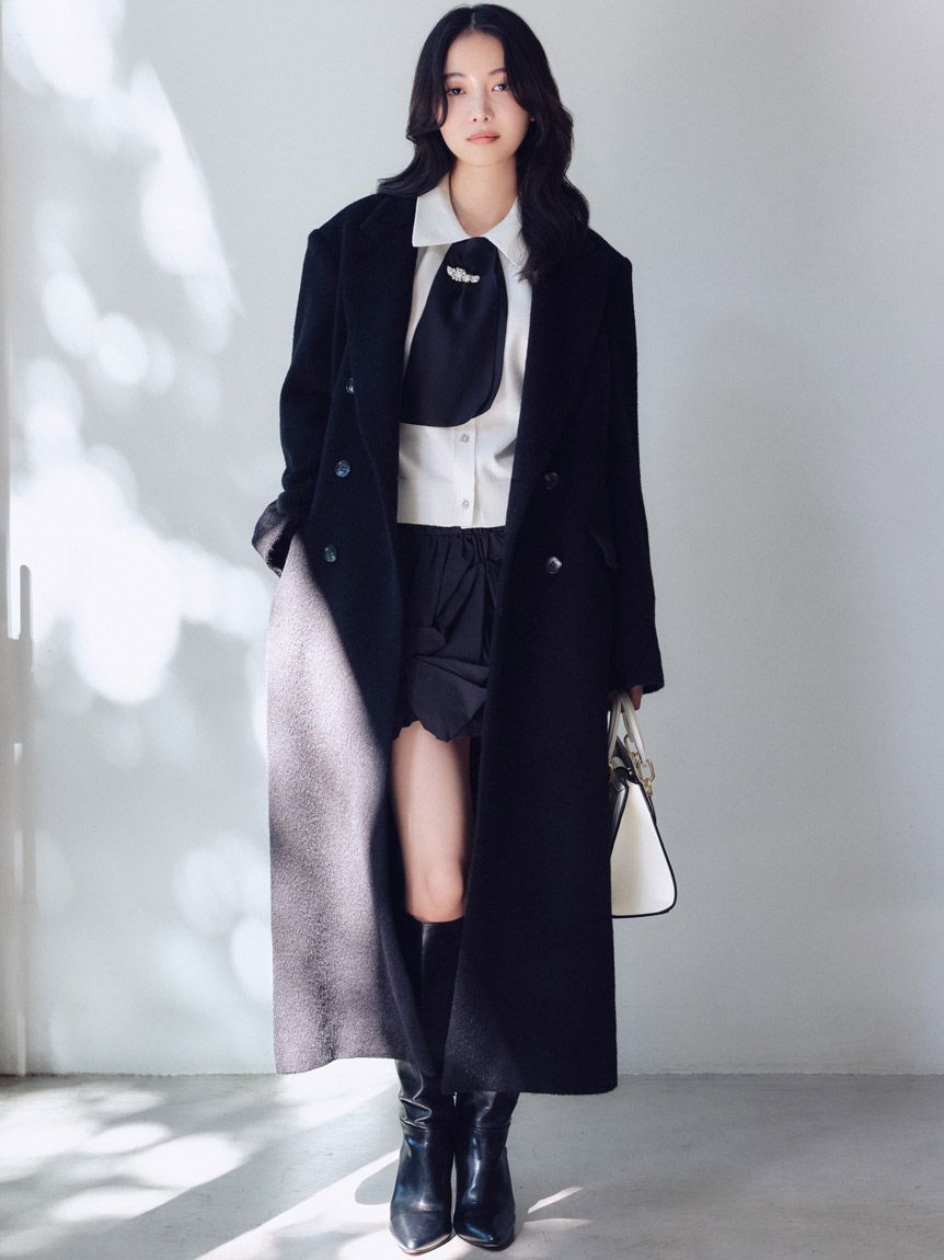 HIGH QUALITY】チェスターロングコート(チェスターコート)｜アウター