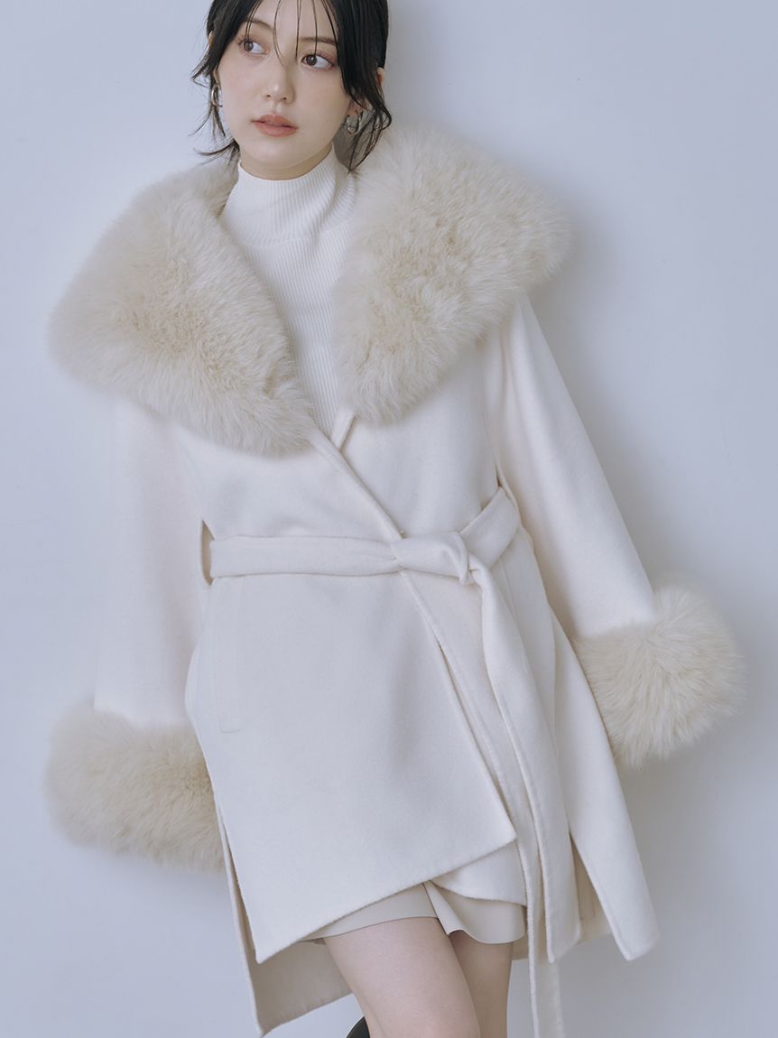 ファーケープコート(コート)｜アウター｜SNIDEL(スナイデル)の通販