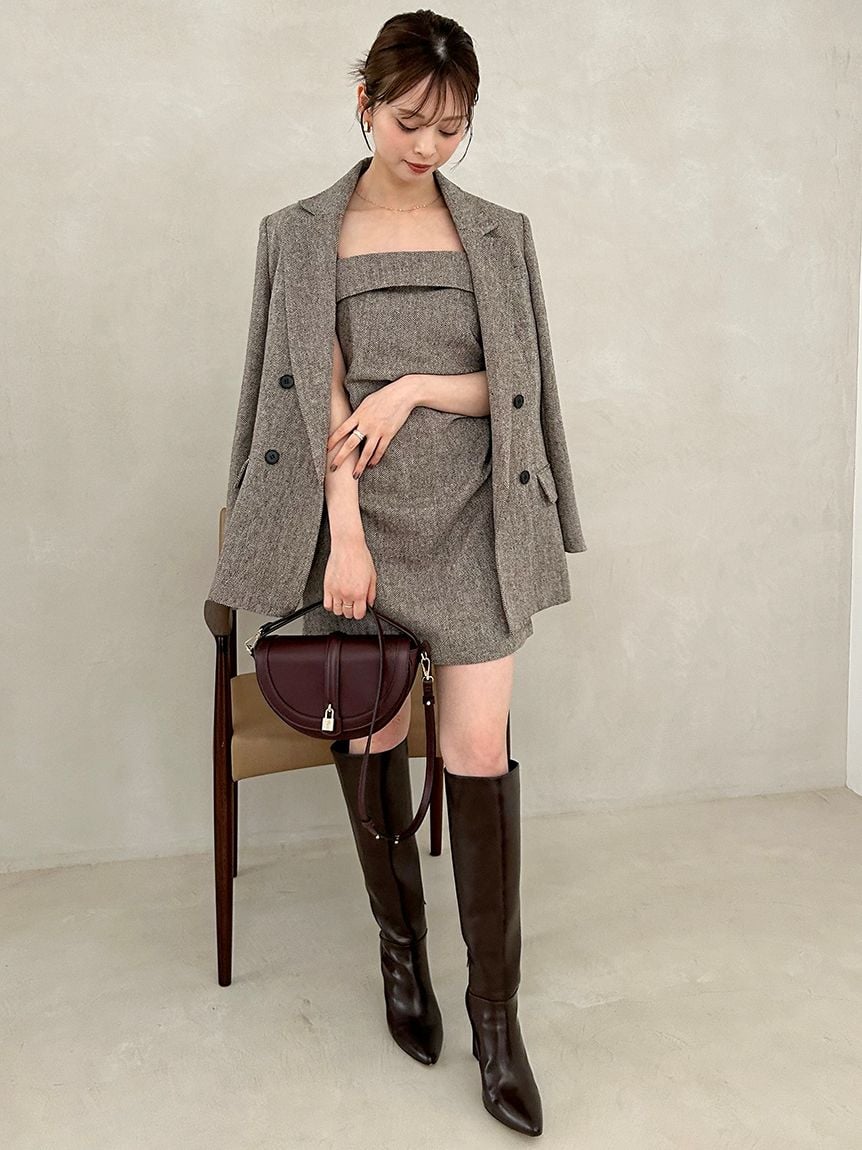 SNIDEL ミドルジャケットコート SNIDEL（スナイデル）の「コクーンミドルジャケット（その他