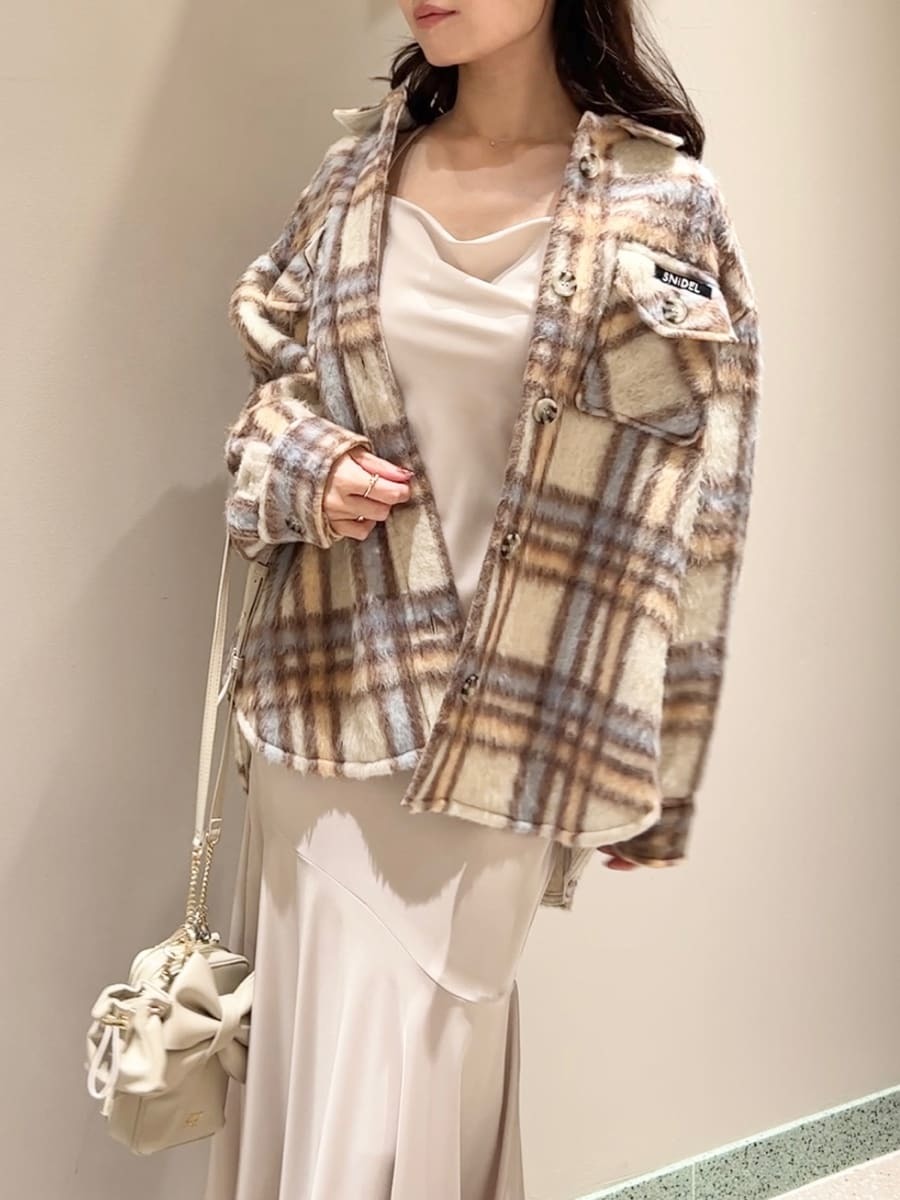 SNIDEL/Prentiss】チェックCPOジャケット(ジャケット)｜アウター