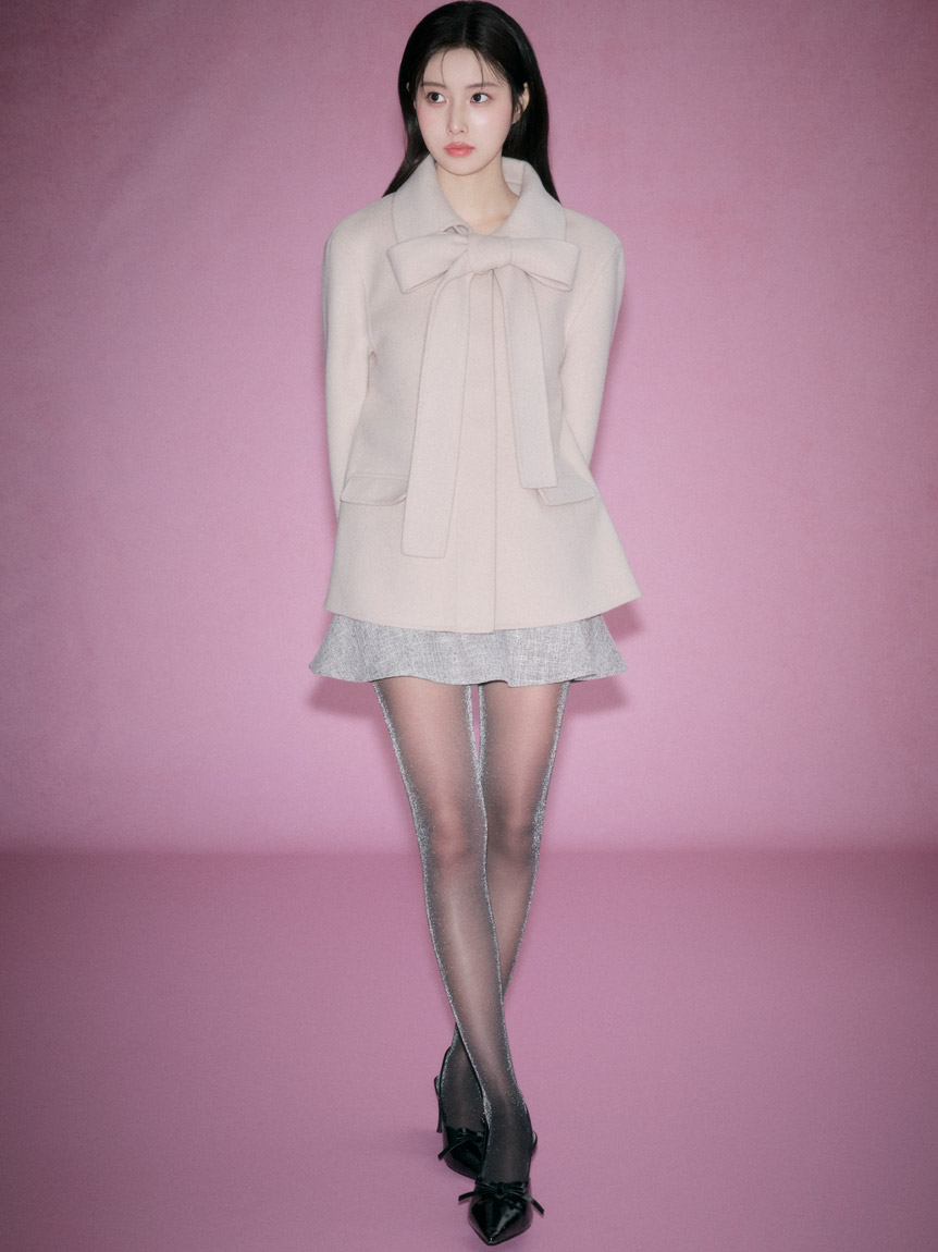 リバーリボンージャケット 【0サイズ IVR】 リバーリボンージャケット【カンヘウォン着用】(ジャケット)｜アウター