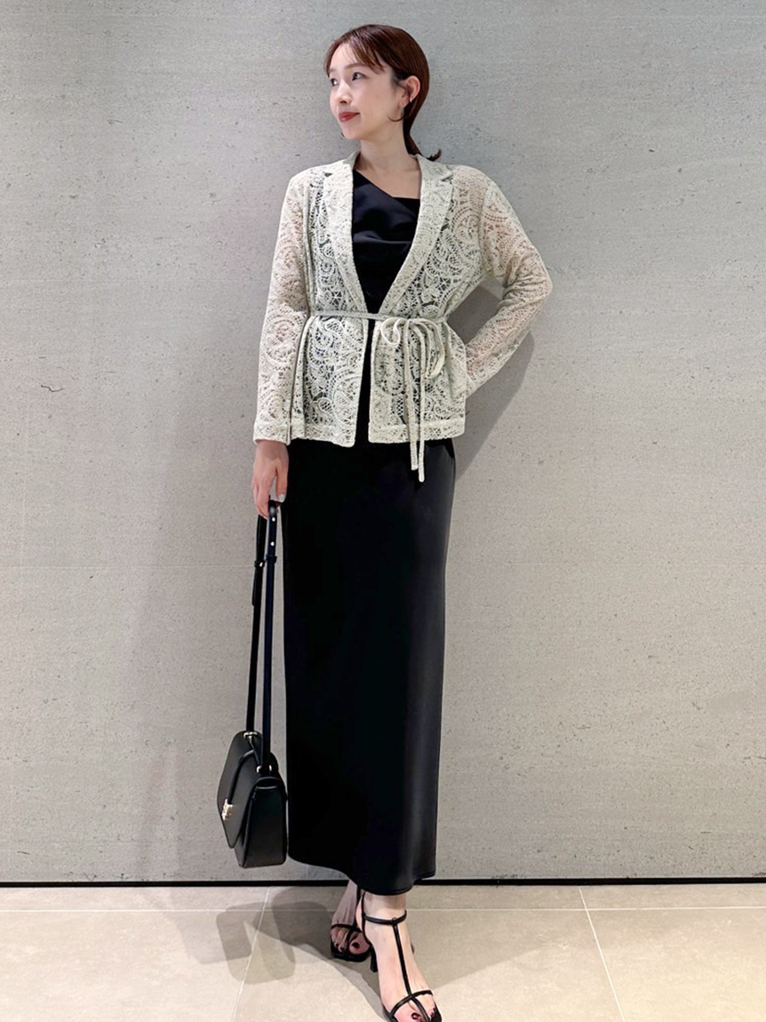 snidel スナイデル シャイニーエンブロイダリースカート 完売 22aw