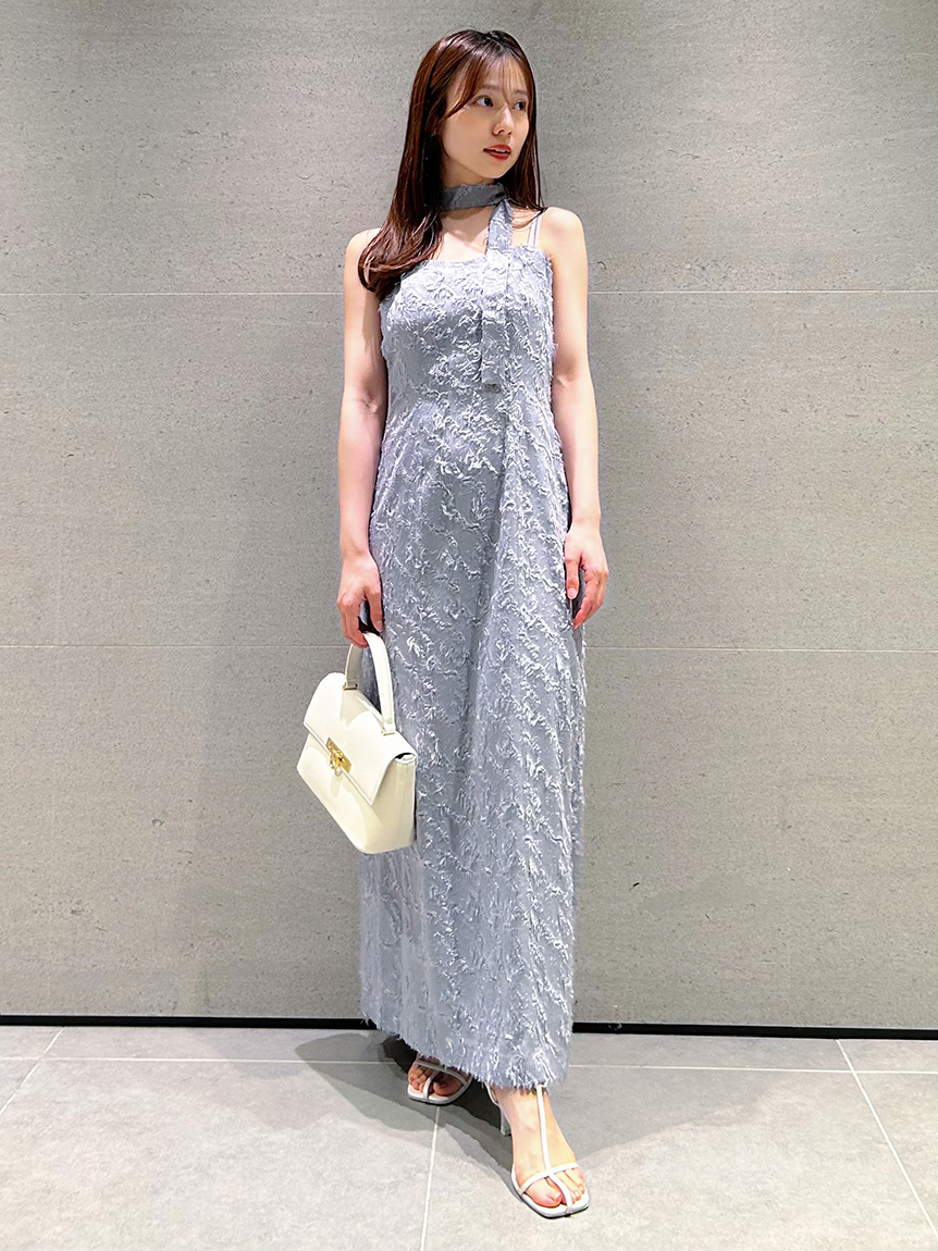 スナイデル フェザージャガードキャミワンピース フェザージャガードキャミワンピース(マキシ・ロングワンピース