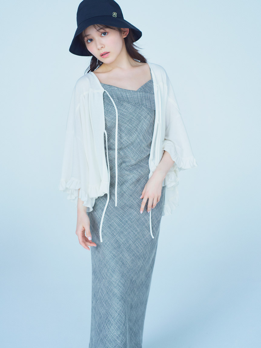 【azumi】SNIDEL ワンピース ティアードニットワンピース（ワンピース）｜SNIDEL（スナイデル