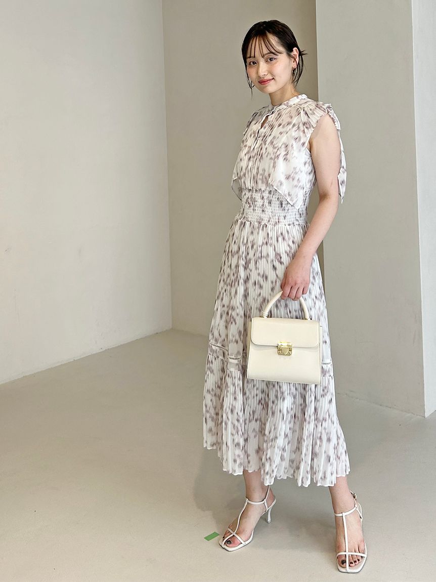 15 スナイデル リネン カシュクール ロング ワンピース ベルト