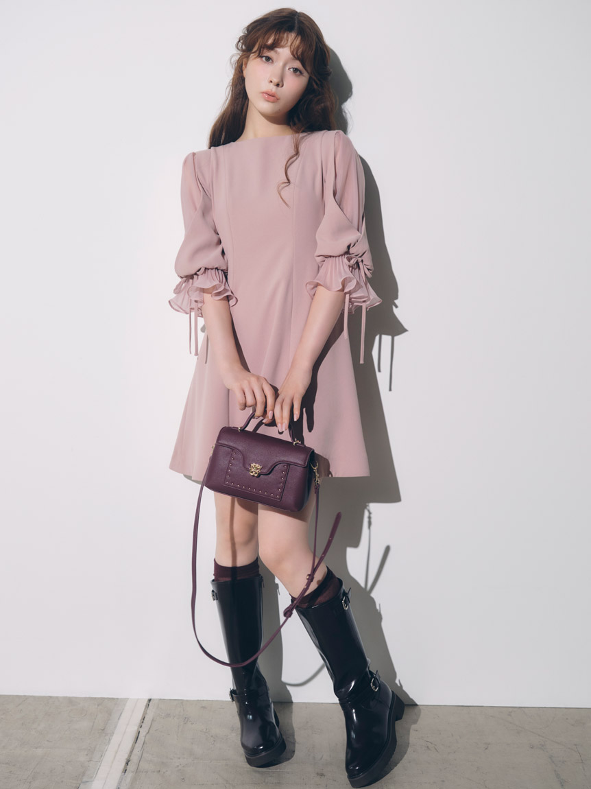 レディライクフレアミニワンピース(ミニワンピース)｜ワンピース