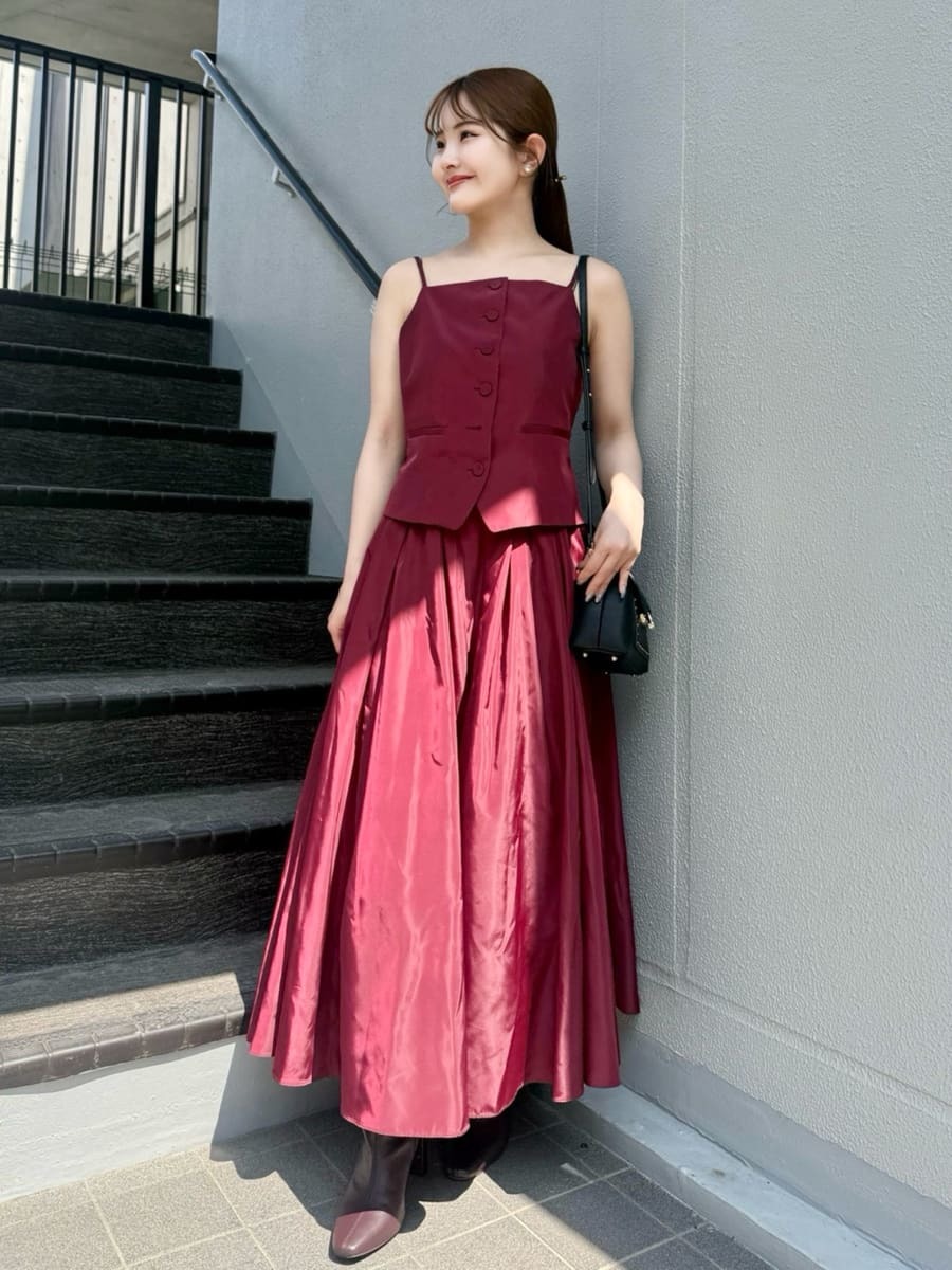 キャミジレセットスカート(マキシ・ロングワンピース)｜ワンピース