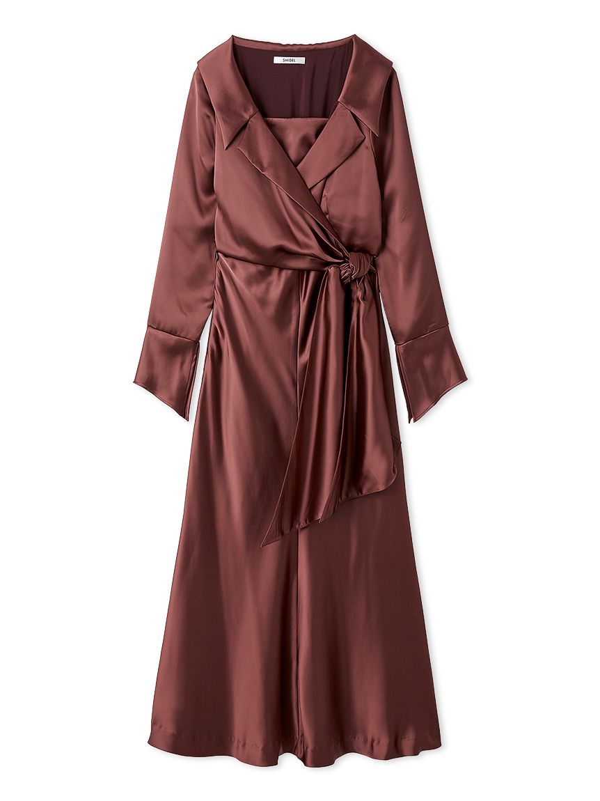 シェリエ　ロングワンピース 楽天市場】前後2WAYノースリーブロングワンピース(bel-bs-288